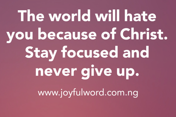 A WORD FOR TODAY 12 JULY 2019JOYFUL WORD MINISTRIES